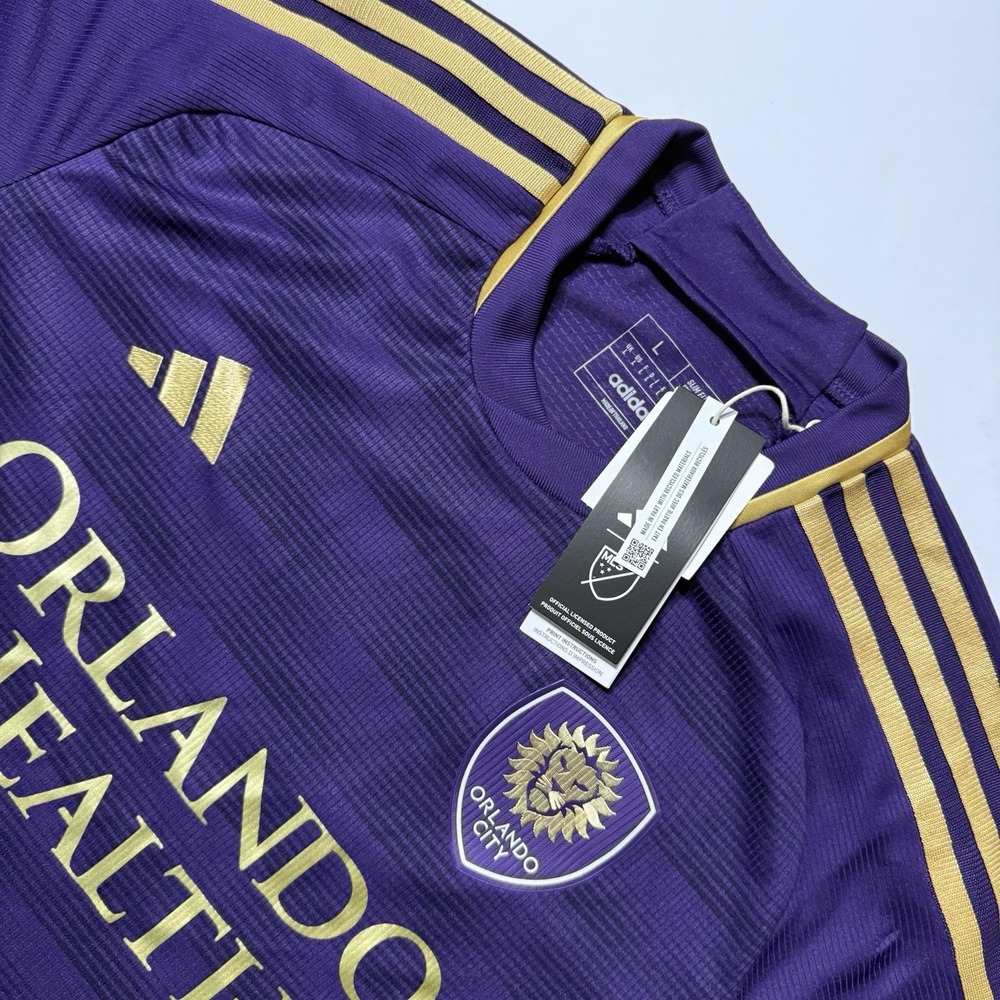New Adidas Orlando City SC Authentic Jersey Player F. Torres Soccer Home IC9626
